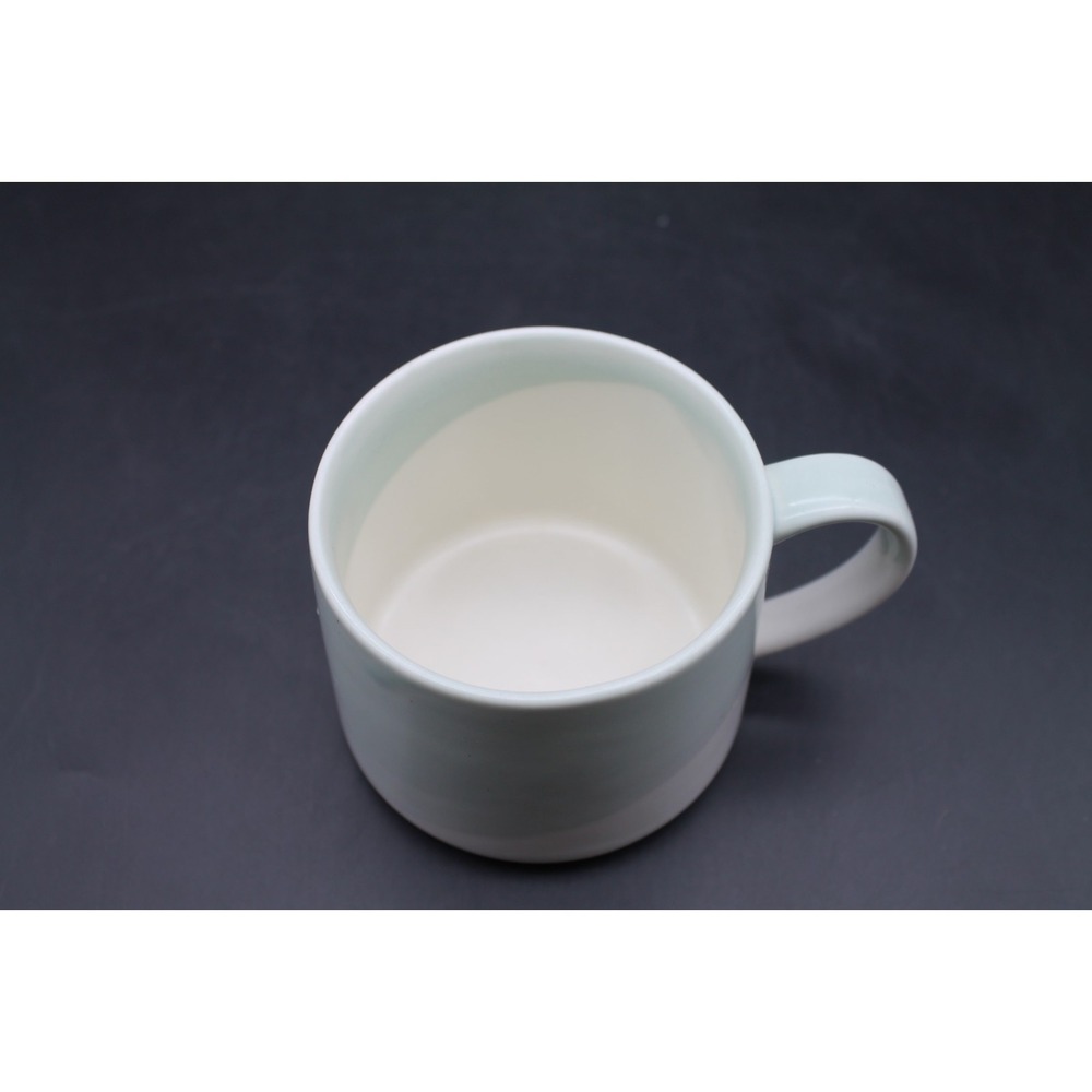 Starbucks 2014 Diagonal Color Block Teal White Coffee Mug Cup 10 oz 296 ml - Picture 5 of 7